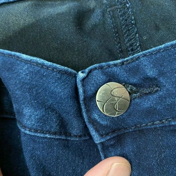 Jessica Simpson Pants Women Size 20W Kiss Me Supper Skinny Judith Rout 03 Navy - Picture 6 of 8